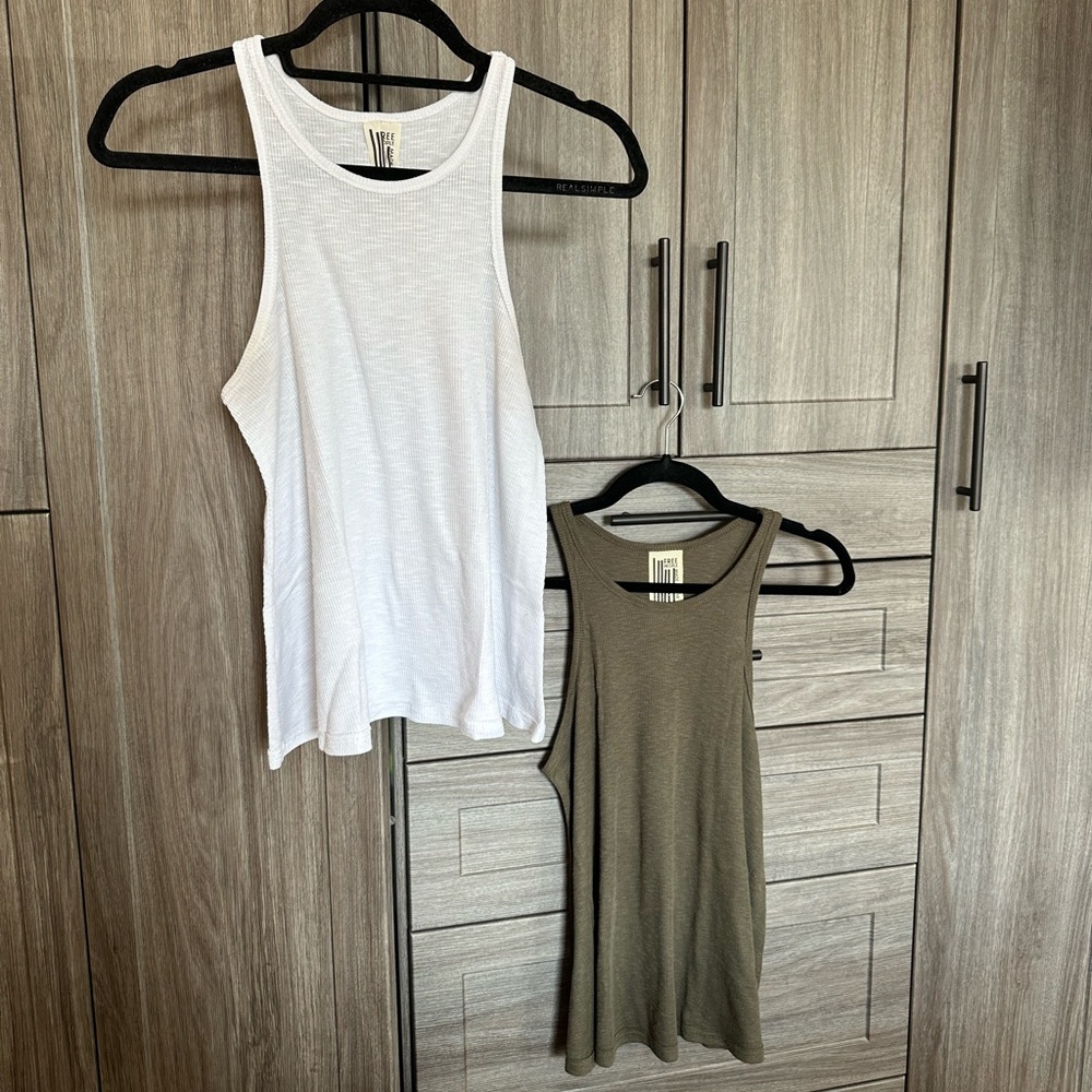 Free People Racerback Tank Top Set of 2